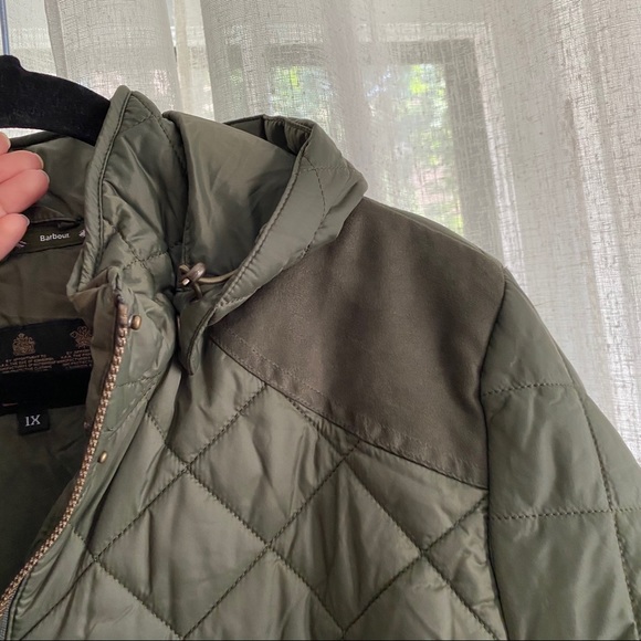 NEW! Barbour Olive Burne Quilt Jacket - Picture 8 of 11